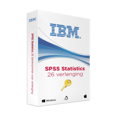 Serienummer voor verlenging IBM SPSS Statistics 26