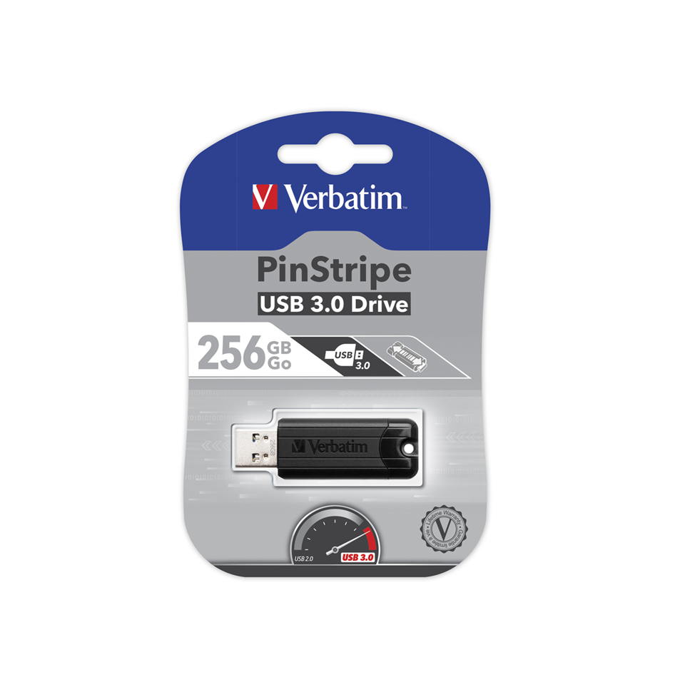 Verbatim PinStripe - 256 GB